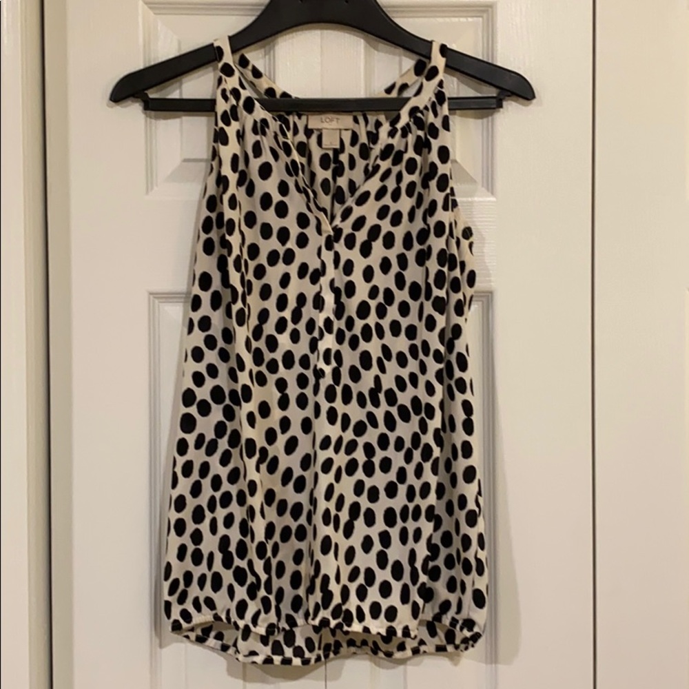 Polka dot tank top